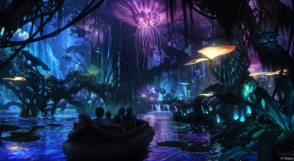 Voyage sur la rivière Na'vi - Attraction de Pandora au royaume des animaux