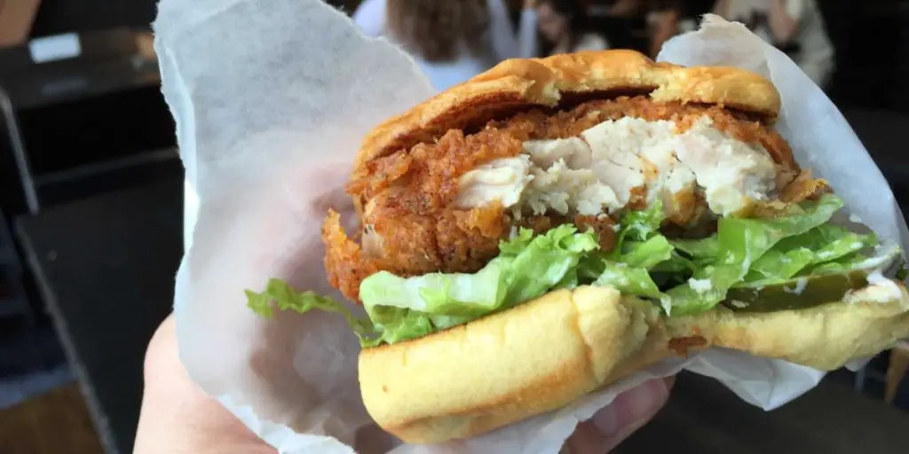 Shake Shack Orlando Chicken Burger - Departed Disney Parks