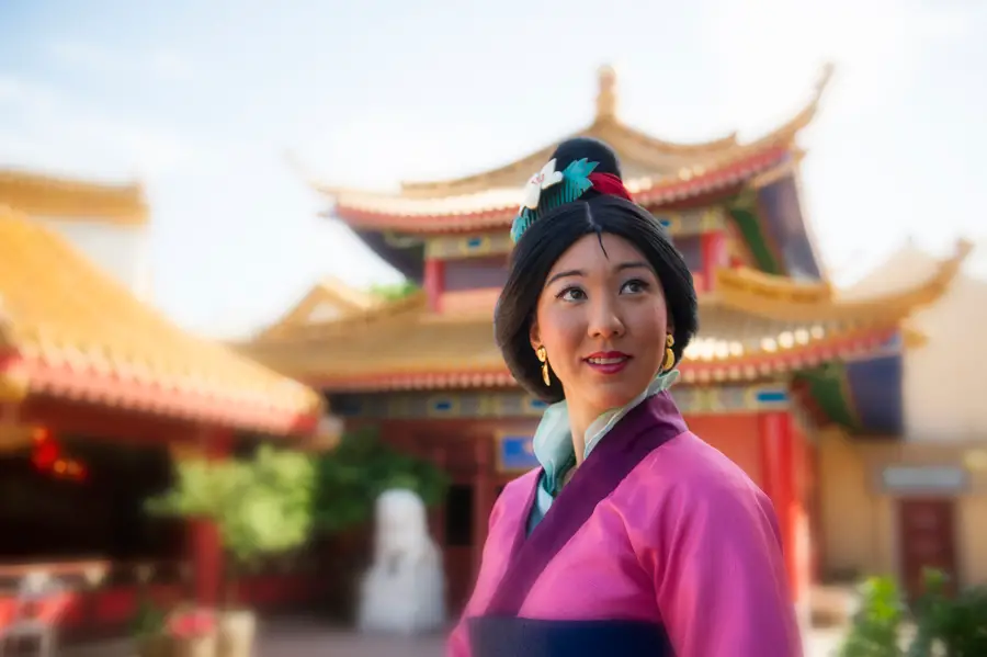 Mulan en el Pabellón de China en Epcot