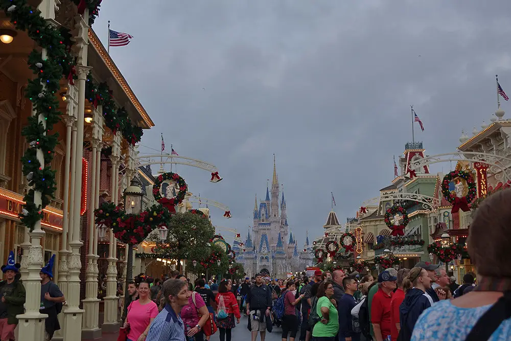 Disney em Janeiro ainda com as decorações de Natal - Melhor época para ir a Disney