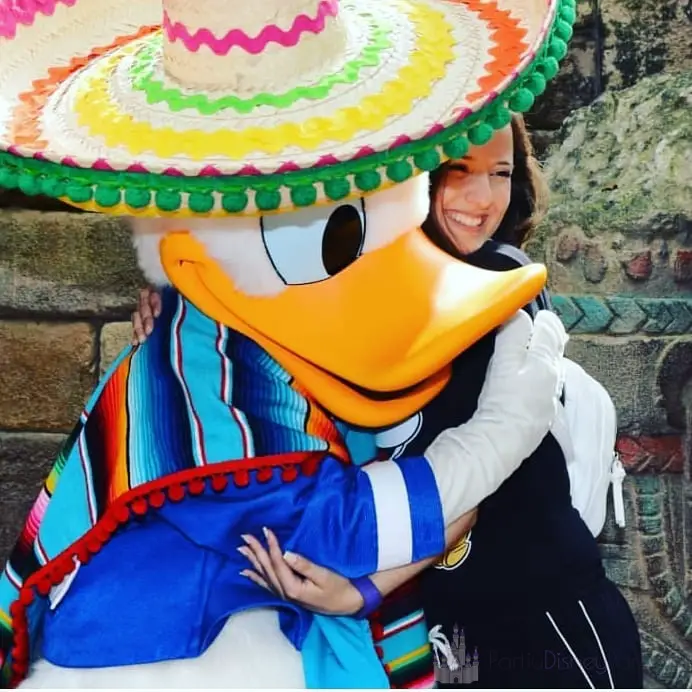 Donald Duck at the Mexico Pavilion