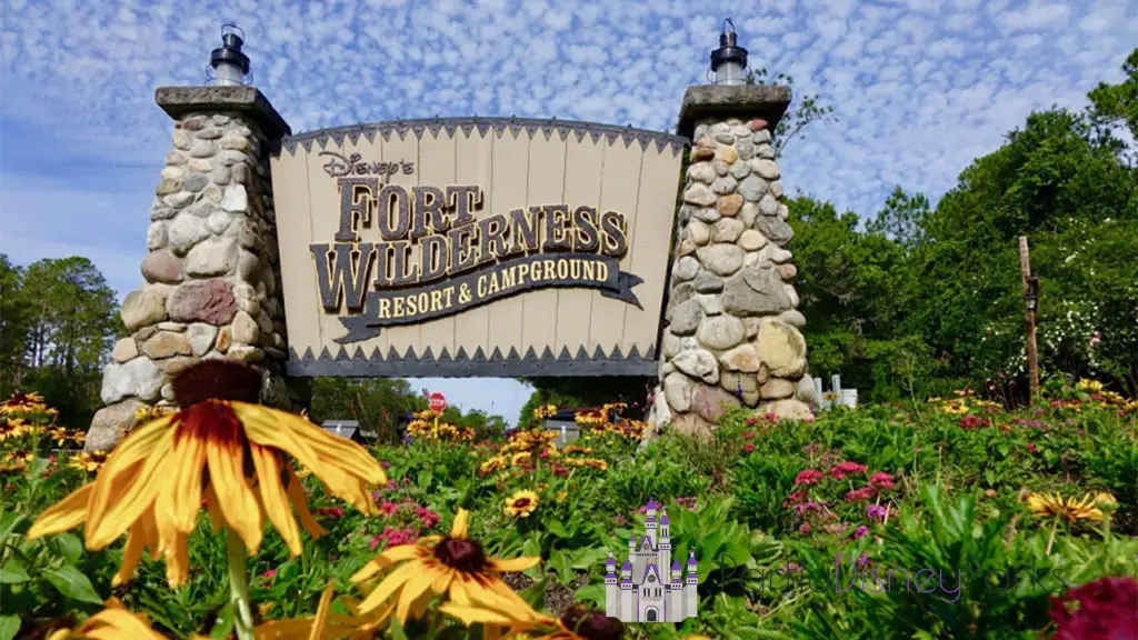 Entrance to Disney's Fort Wilderness Hotel 