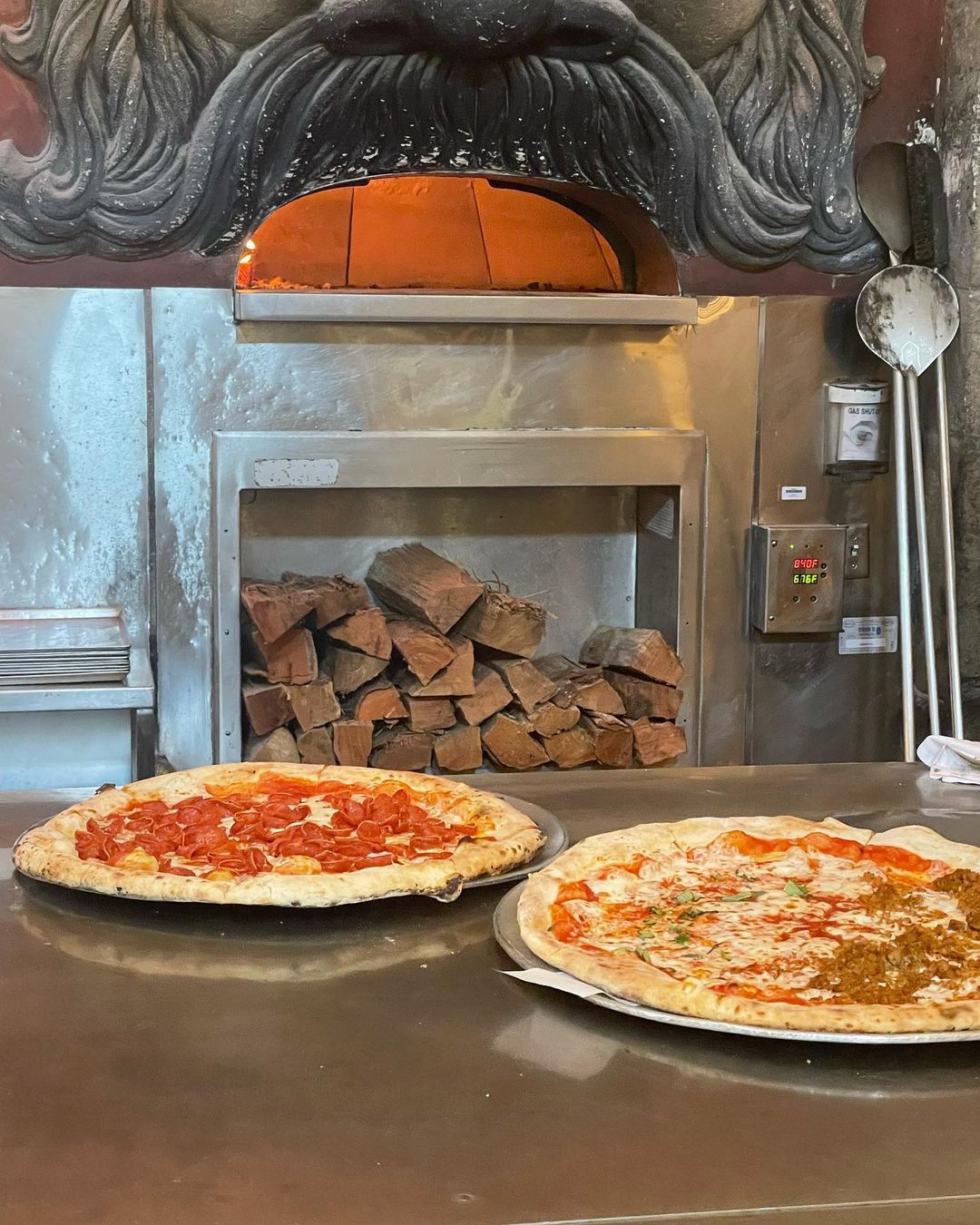 Pizzas at Via Napoli Ristorante and Pizzeria - Italy Pavilion at Epcot