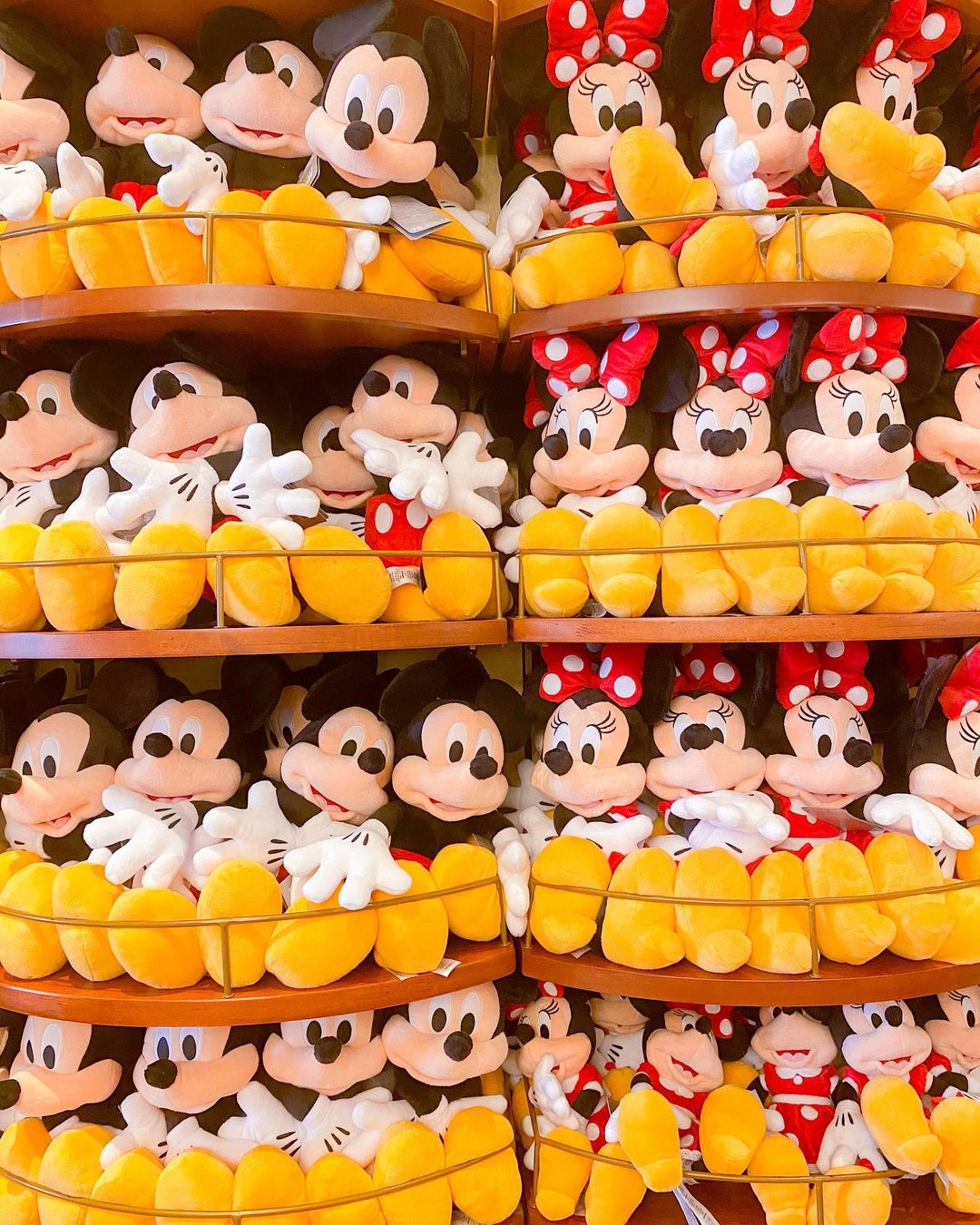 Disney plushies at the Emporium - Magic Kingdom Store