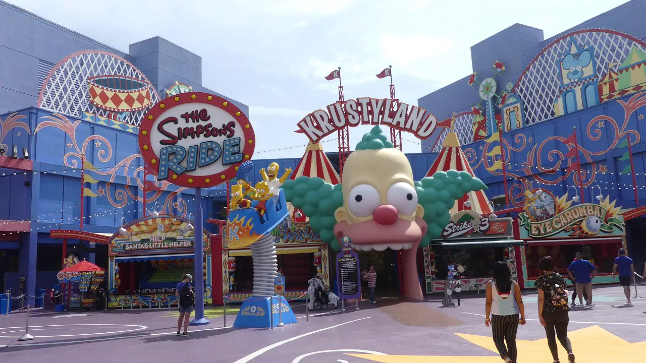 Universal Studios Hollywood - El paseo de los Simpson