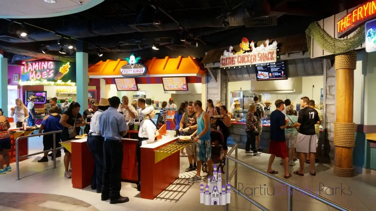 Springfield Food Court at Universal Studios