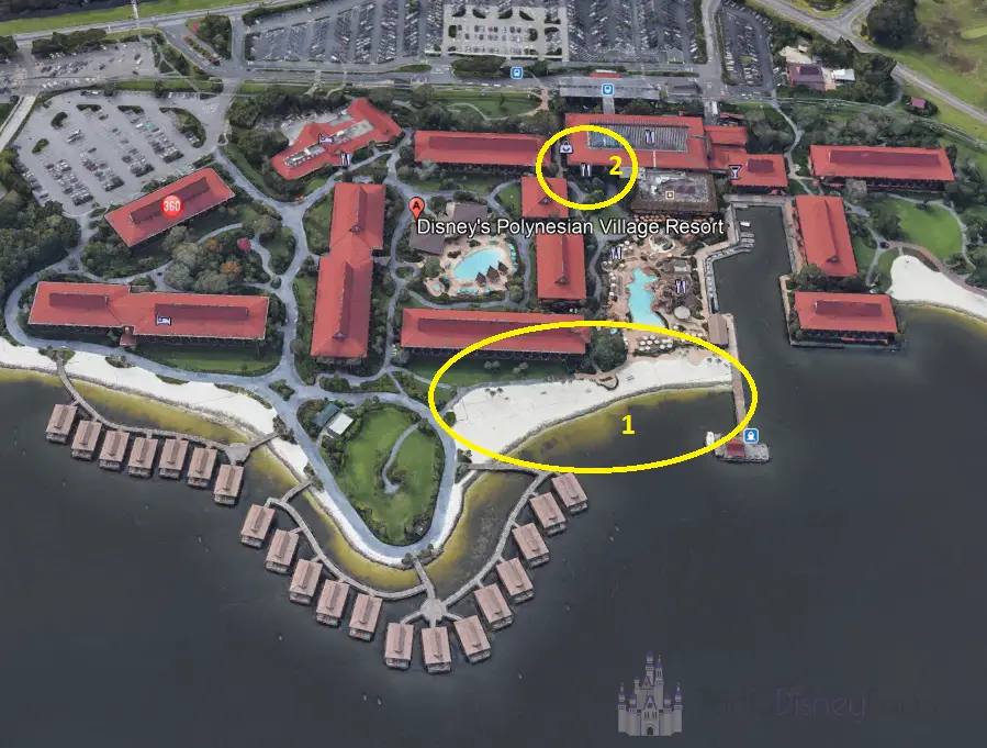 Polynesian Resort Places to see the fireworks show