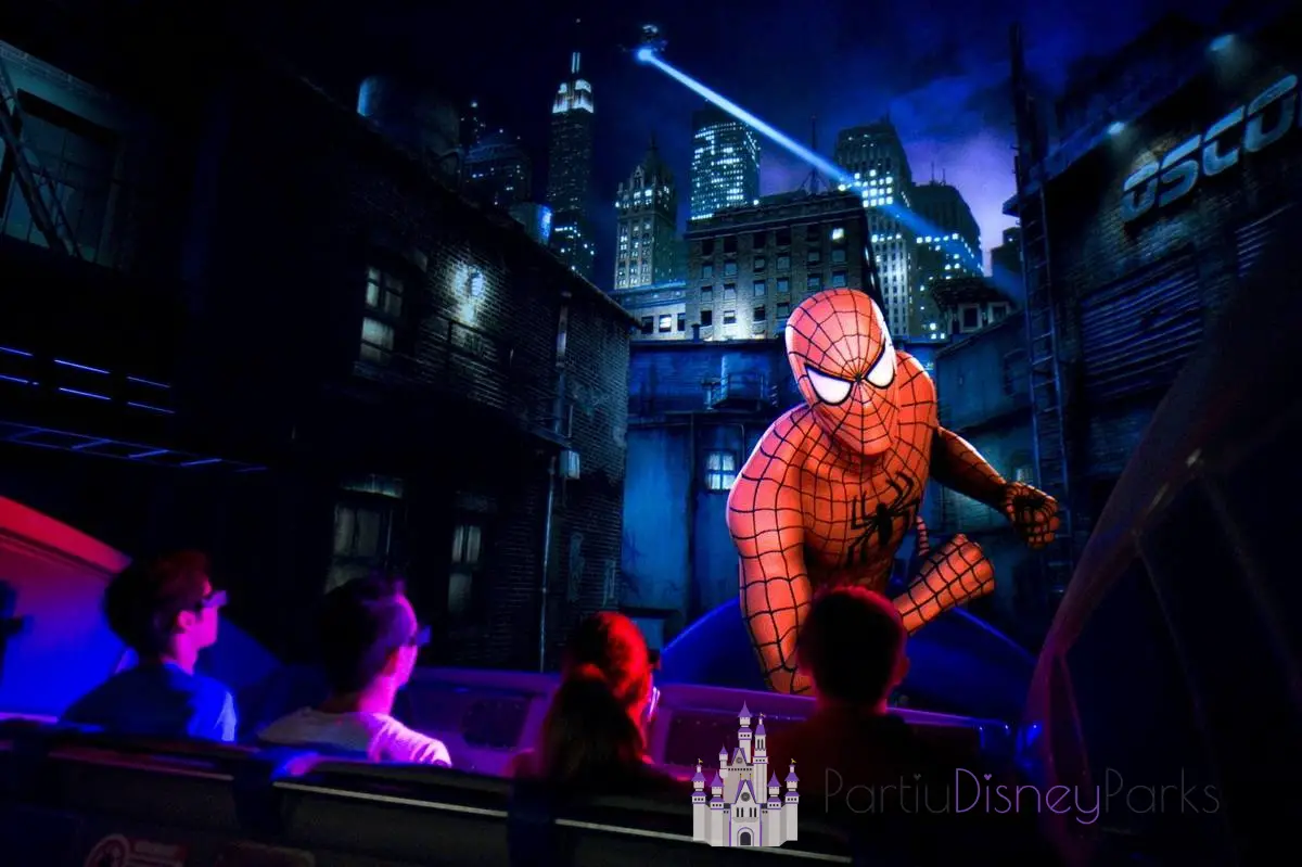 A atração The Amazing Adventures of Spider-Man