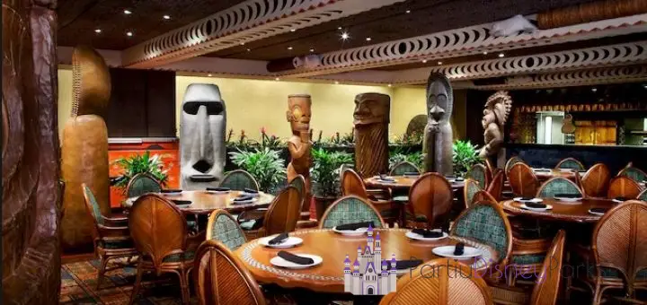 Restaurante no Polynesian Resort