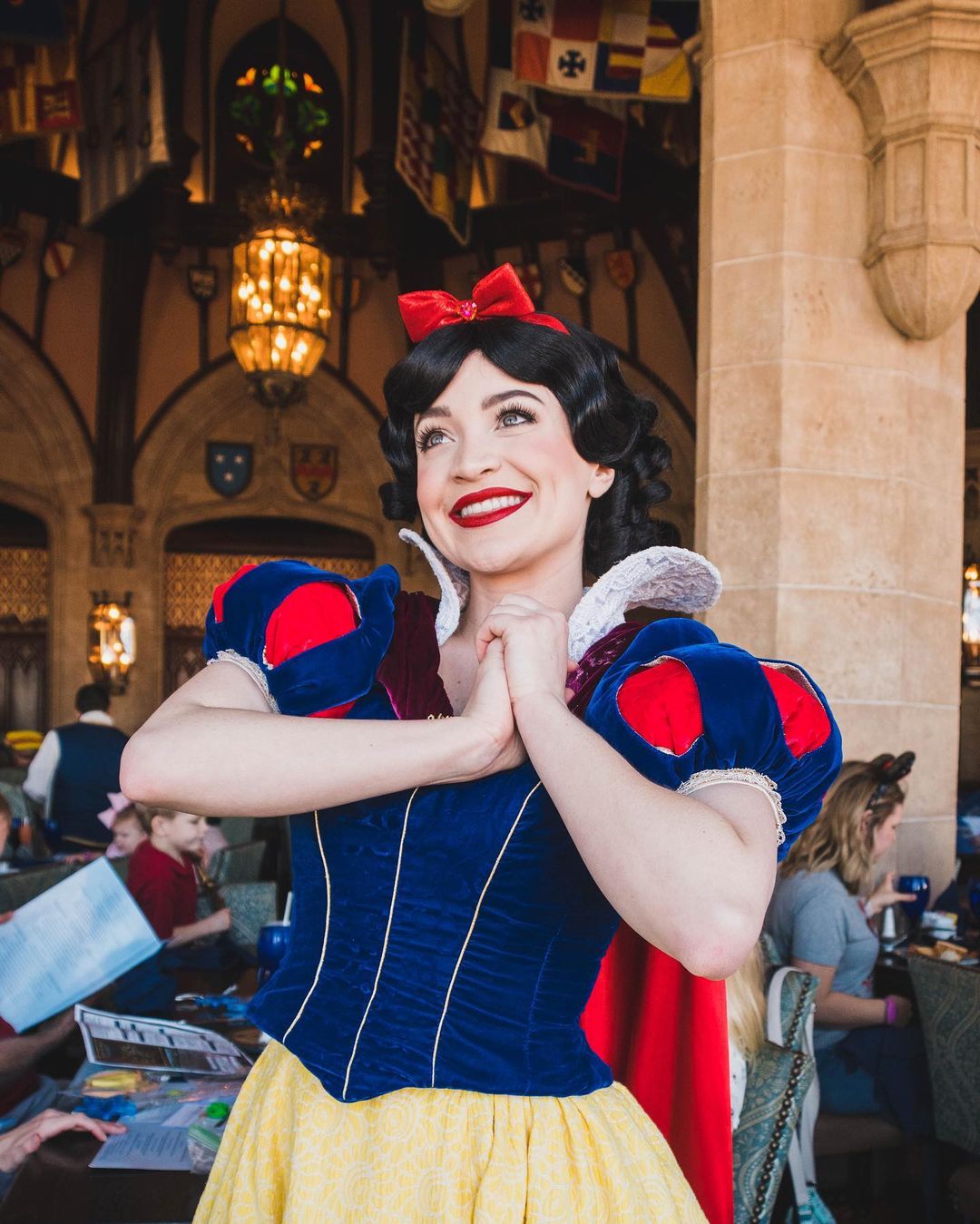 Snow White at Cinderella's Royal Table - Meal with the Princesses