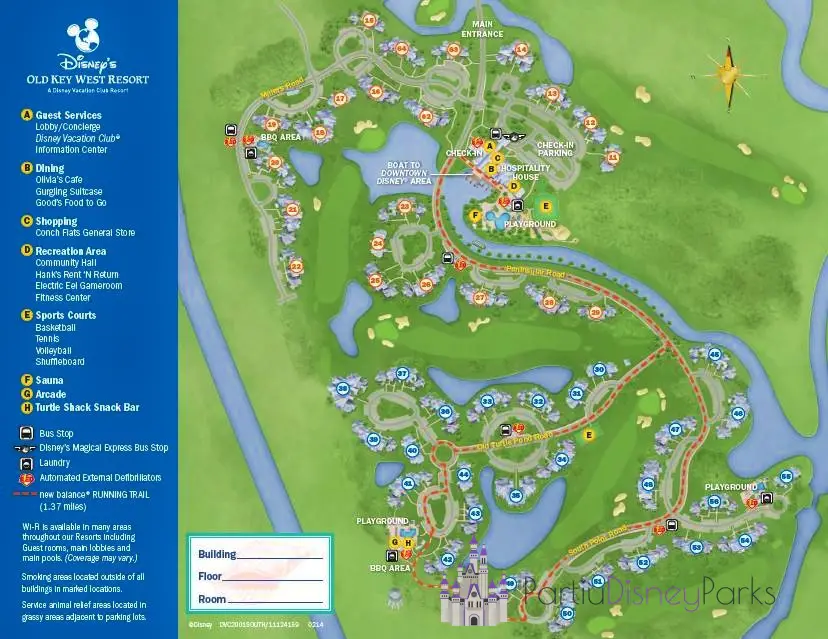 Karte-Disneys-Old-Key-West-Resort