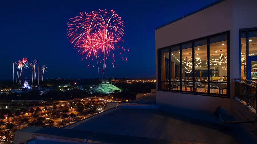 California Grill - View of the Magic Kingdom Fireworks Show