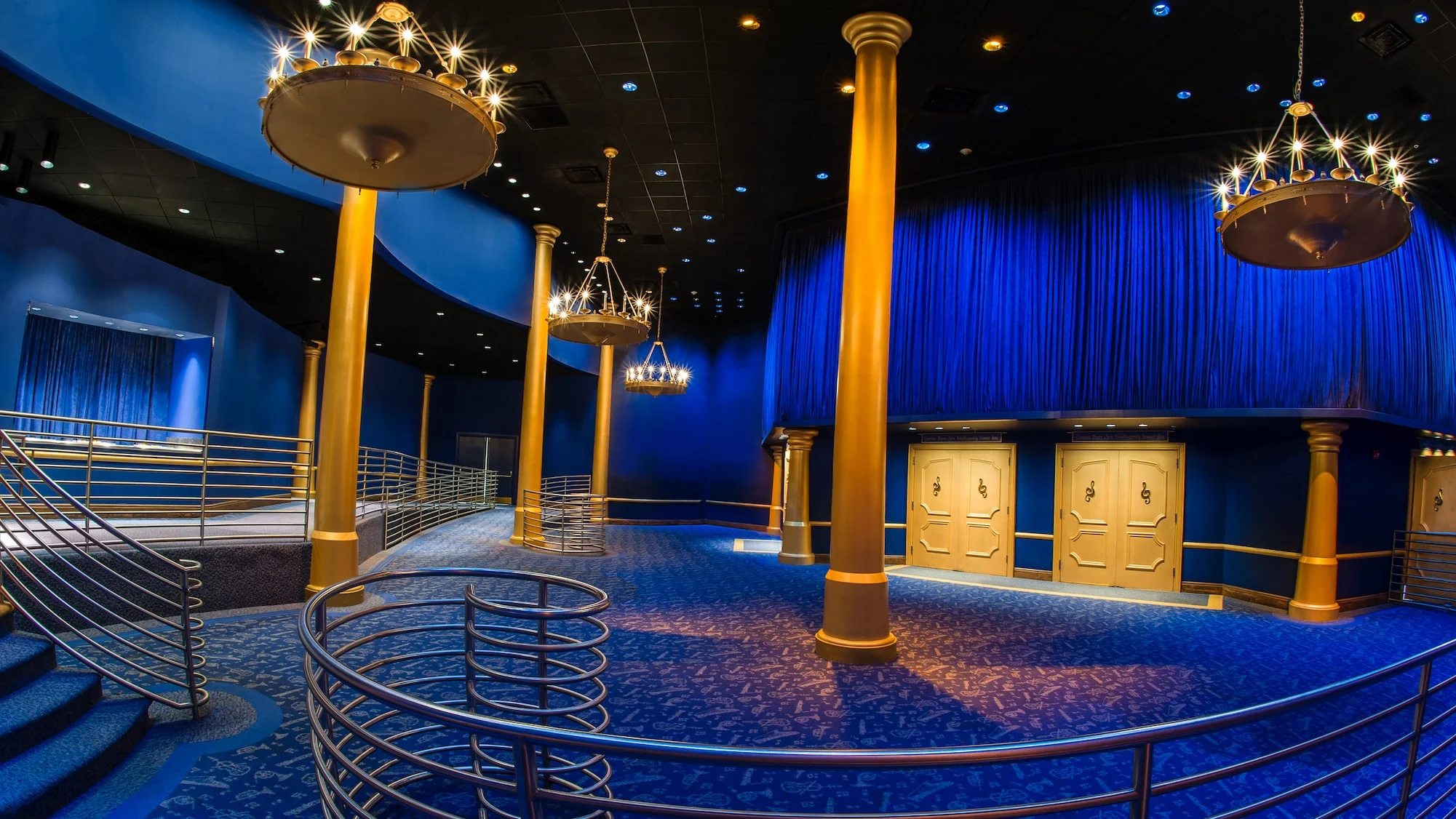 Row at Mickey's PhilharMagic - Magic Kingdom Attraction