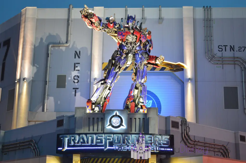 Universal Studios Exclusive Transformers 3-D The Ride 4 Piece Tumbler Set New 