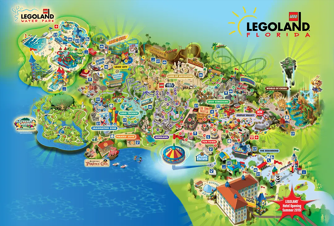 Legoland Orlando Map