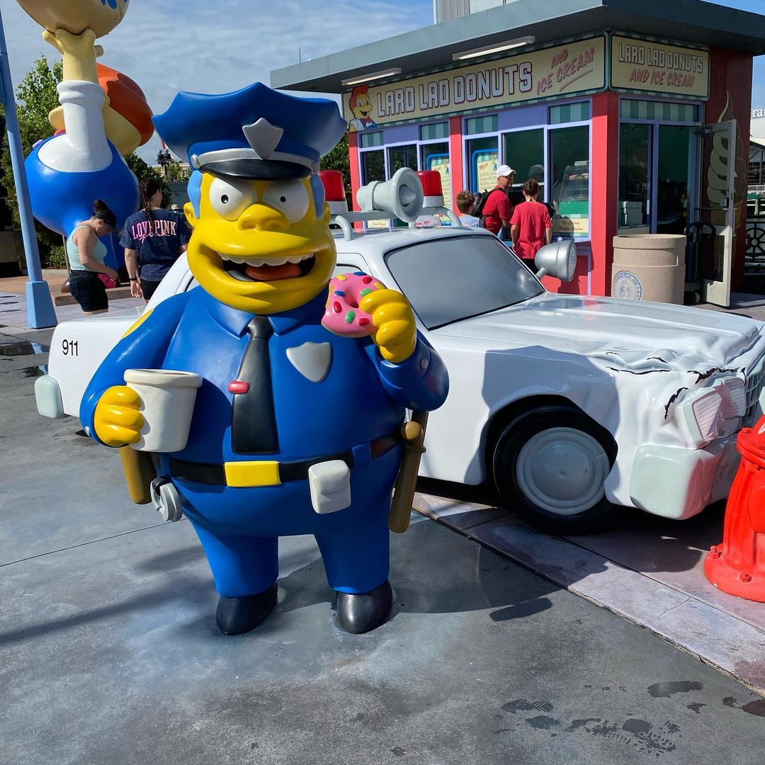 Simpsons-Bereich in den Universal Studios in Orlando