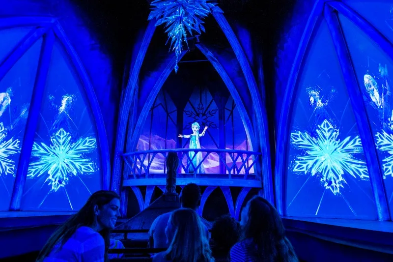 Elsa - Let it GO at the Frozen Ever After attraction