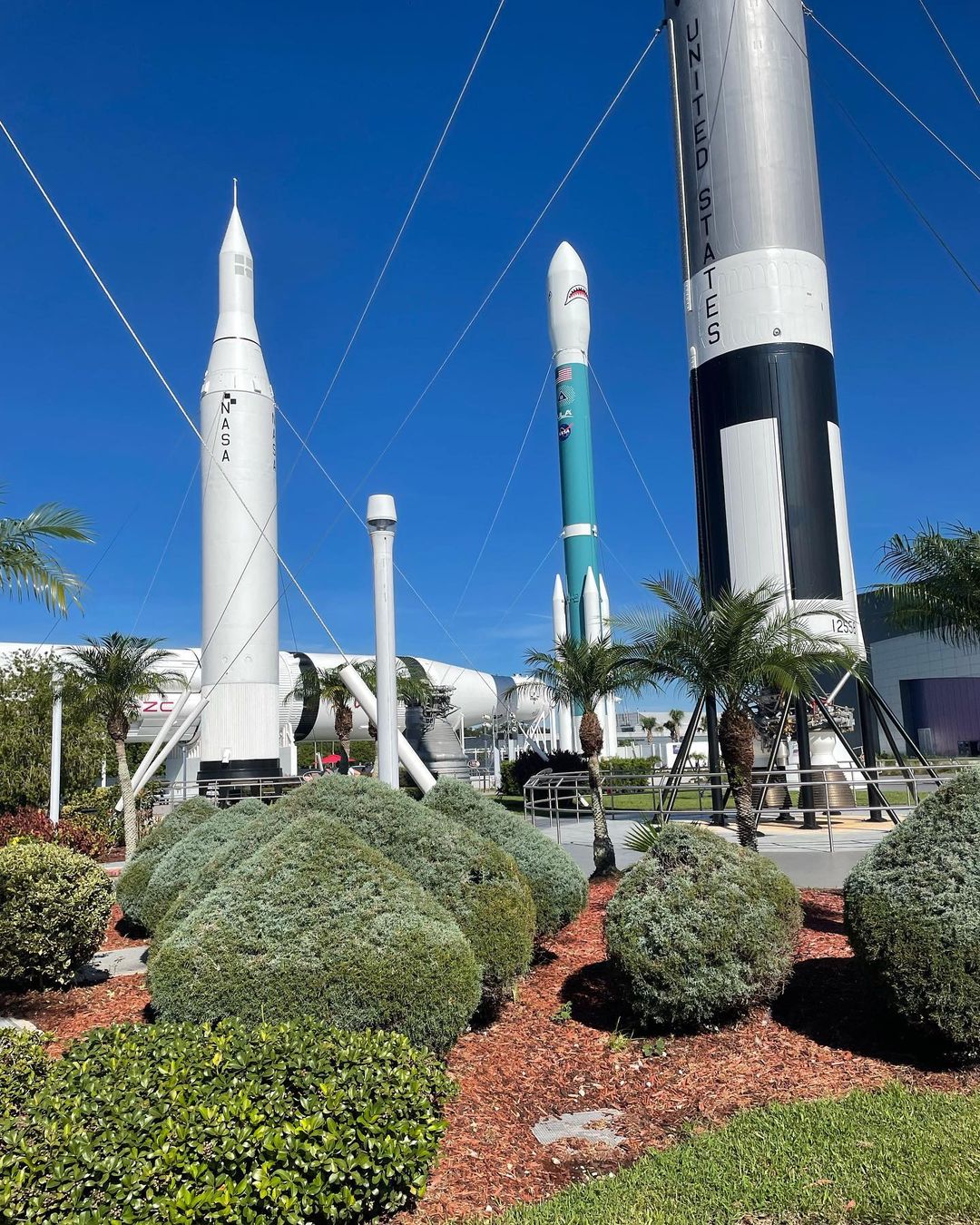 Fusées royales au centre spatial Kennedy