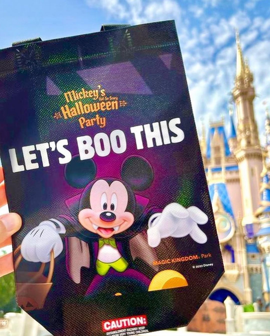 Mickey's Not So Scary Halloween Party Candy Bag