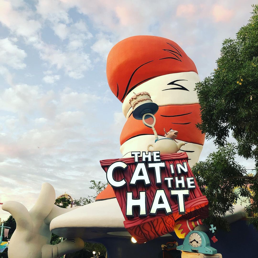 El gato en el sombrero - Atracción Islands of Adventure