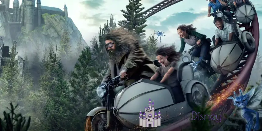 Hagrid's Magical Creatures Motorbike Adventure - アイランズ オブ アドベンチャーのハリー ポッター アトラクション