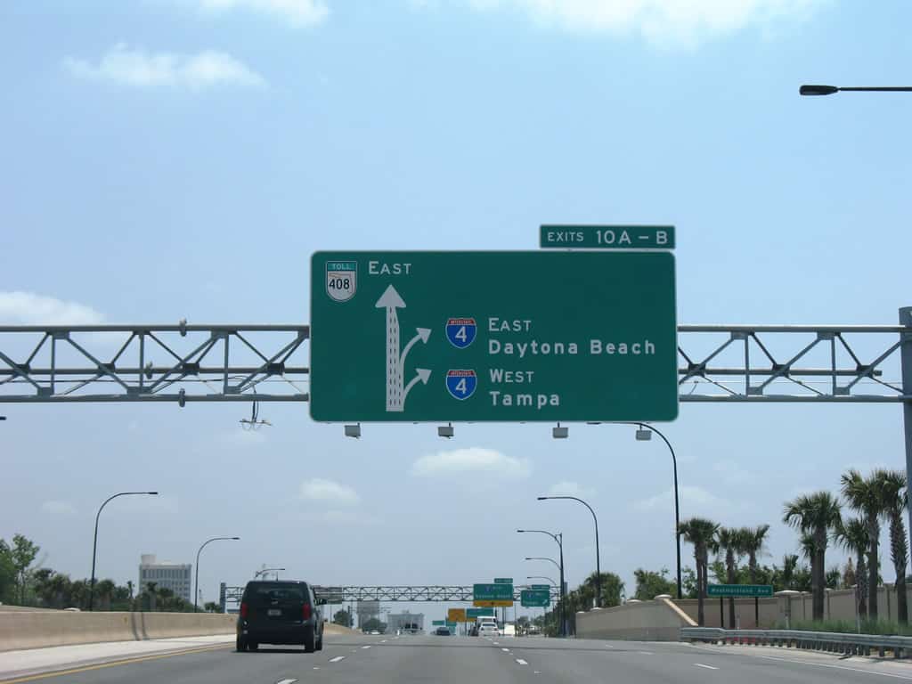 Estrada para Busch Gardens - Tampa