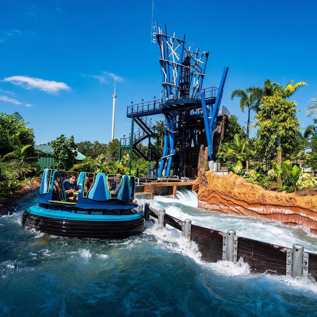 Infinity Falls – Wasserattraktion im SeaWorld Orlando