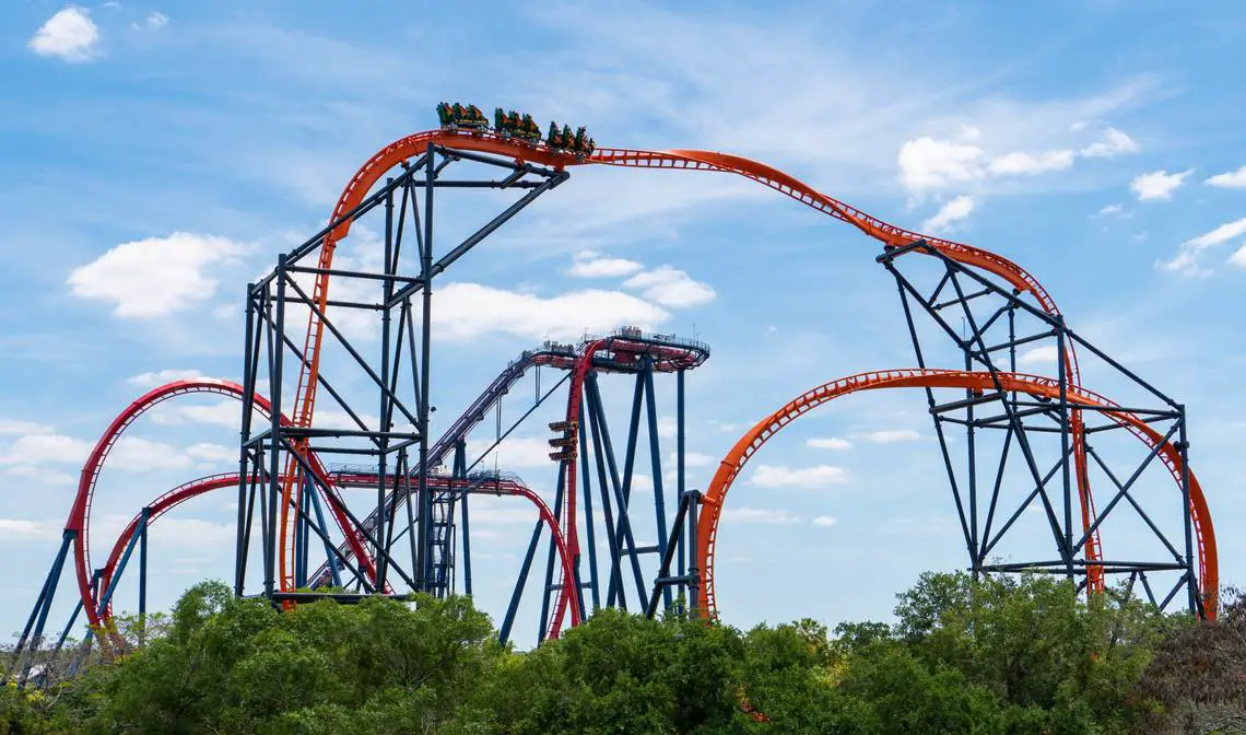 Tigris - Busch Gardens roller coaster