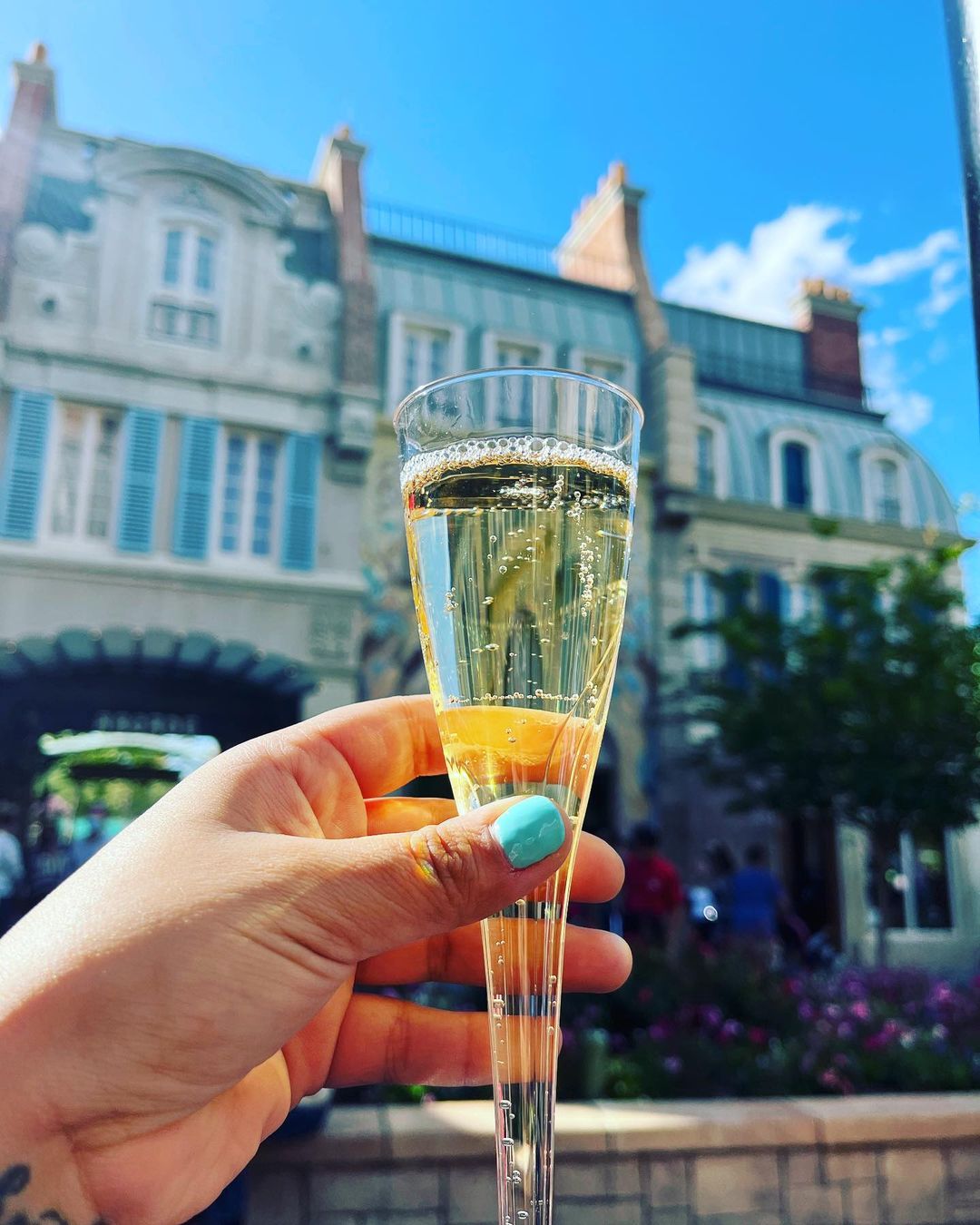 Drinking Around the World at Epcot - Sparkling Wine at the France Pavilion
