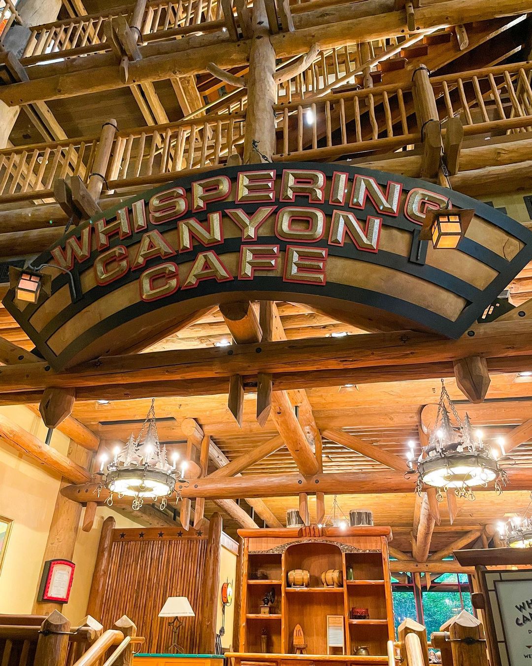 Whispering Canyon - Restaurante Table Service no Wilderness Lodge