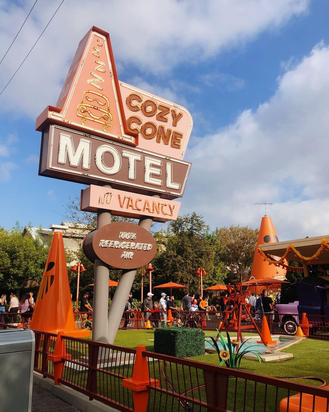 Cozy Cone Motal at Disneyland California Adventure