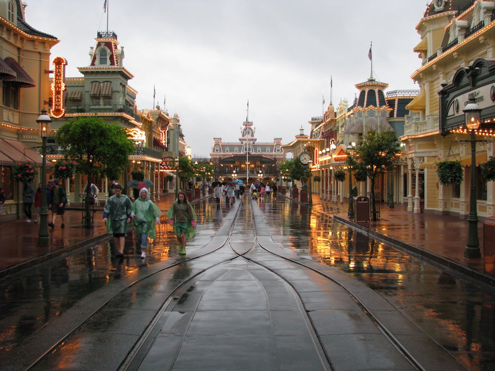 Disney-mit-Regen