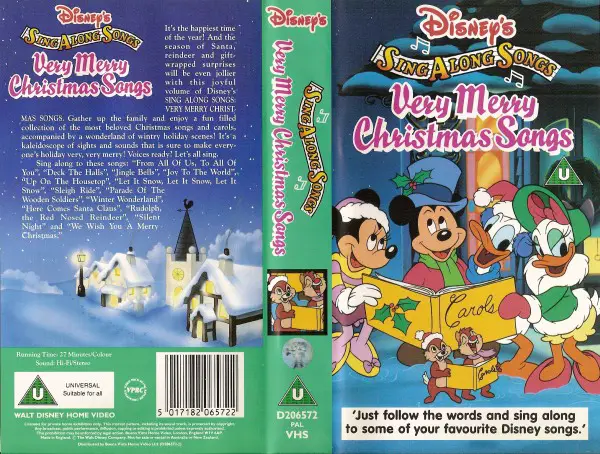 Disney's Very Merry Christmas Sing-Along Songs