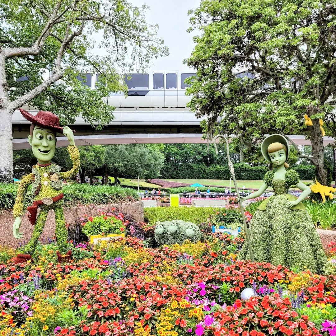 エプコットでのディズニーの花と庭のフェスティバル