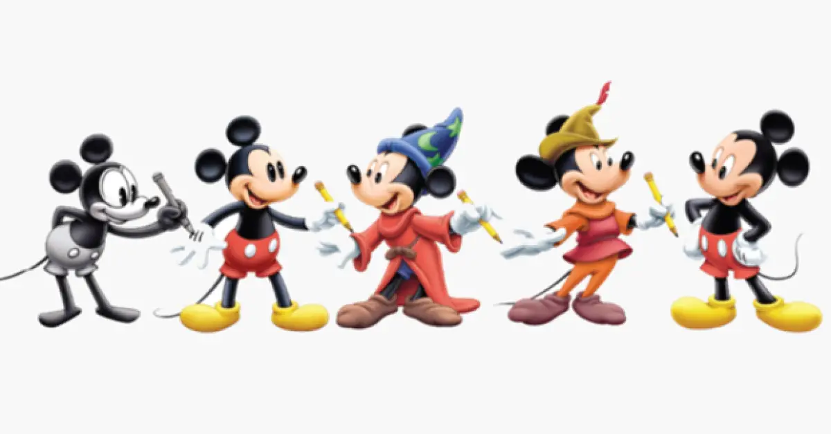 Mickey Mouse à travers les années