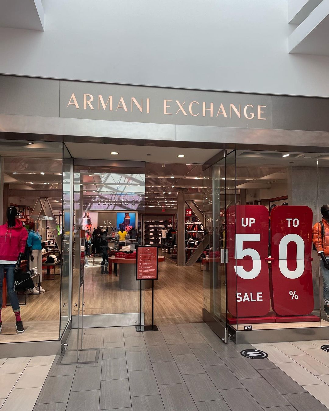 Armani Exchange in der Florida Mall – Einkaufen in Orlando 