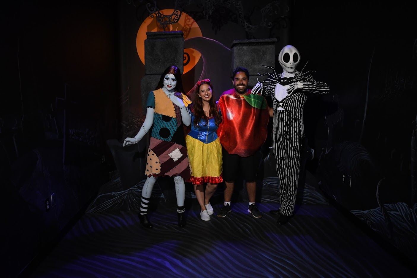 Jack Skellington auf Disneys Halloween-Party