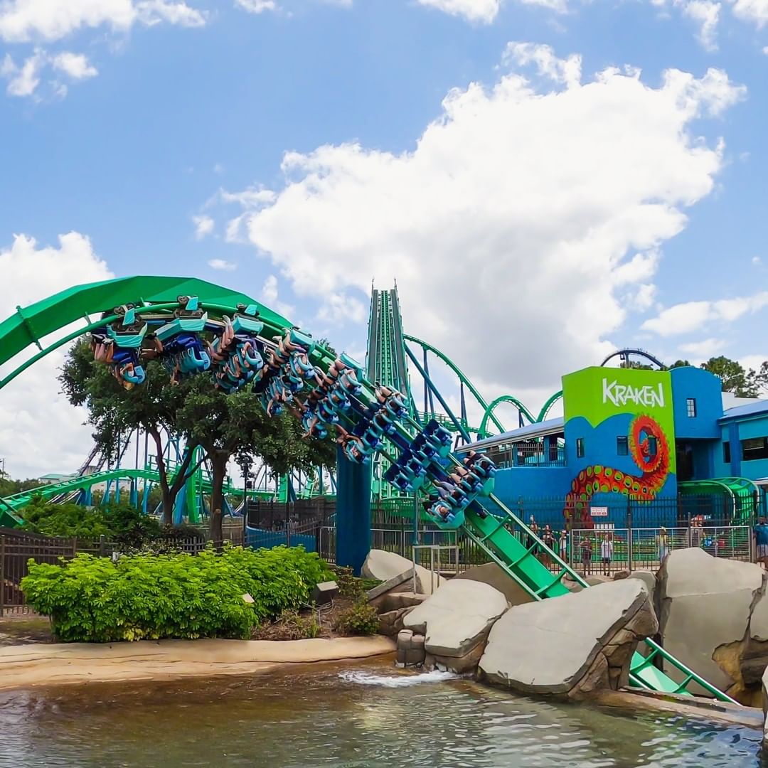 Kraken - Atração do Itinerário do SeaWorld Orlando