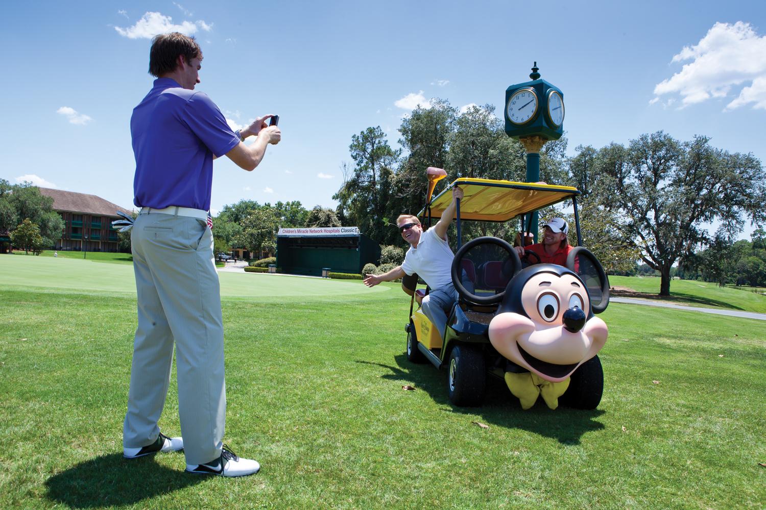 Magnolia Golf Course - Campo de Golfe na Disney - Carrinho de Golf