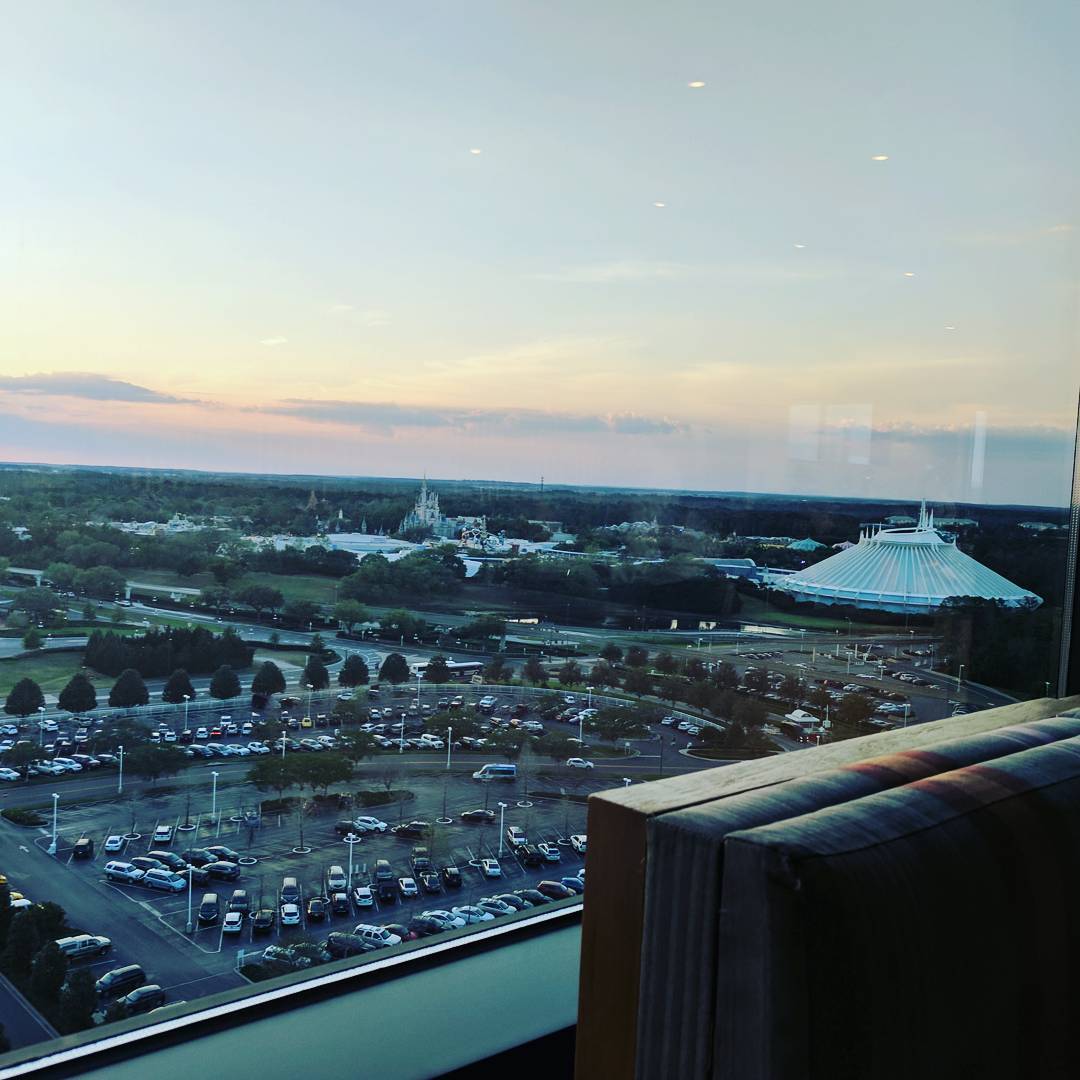 View from California Grill - Romantic Restaurant at Disney Contemporary Resort
