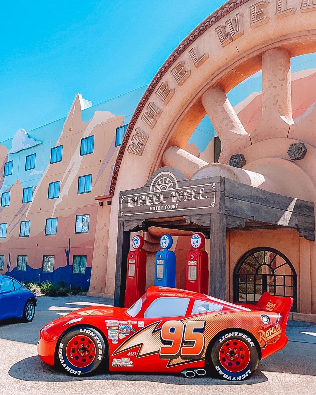 Área do Carros no Disney's Art of Animation