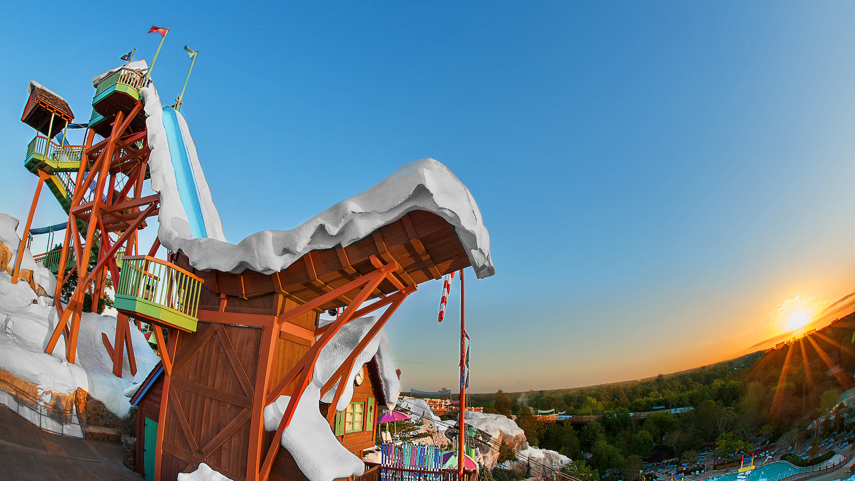 Altura Minima para as Atrações do Blizzard Beach da Disney