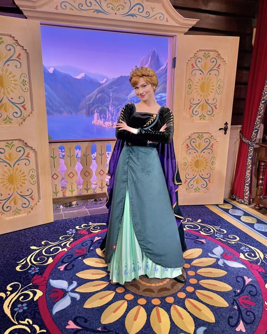 Princesa Anna - Personaje para foto en Epcot