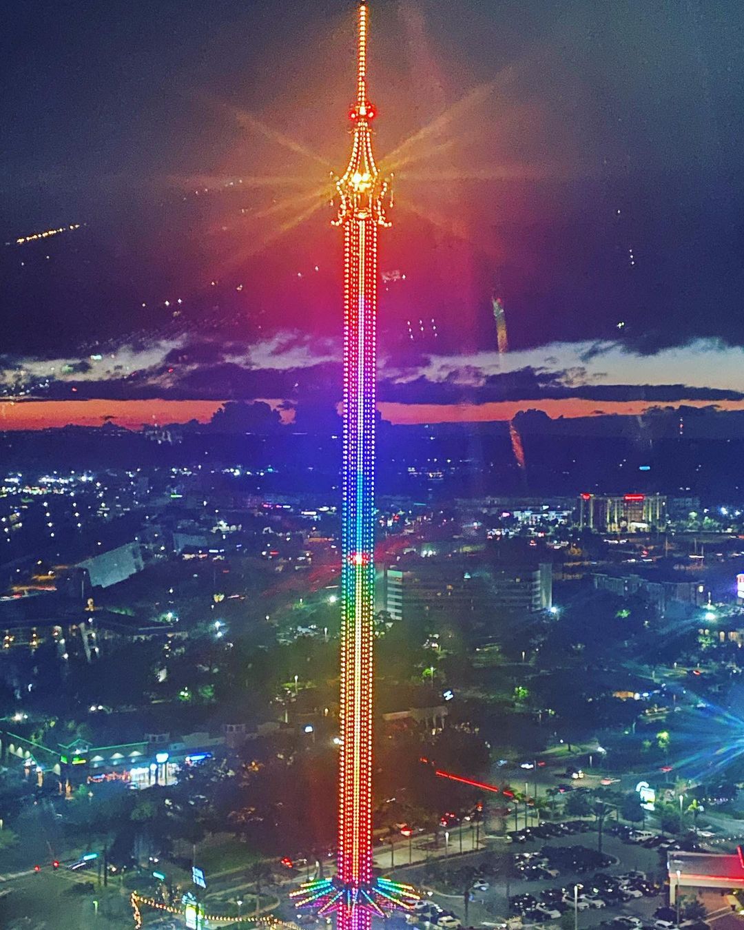 Vista da The Wheel Icon - Roda Gigante de Orlando