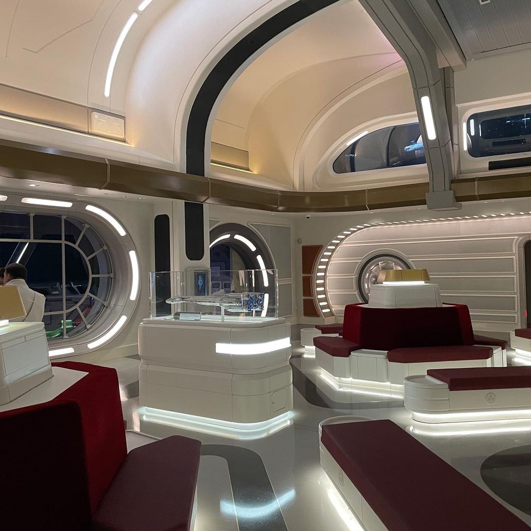Lobby do Star Wars Galactic Starcruiser