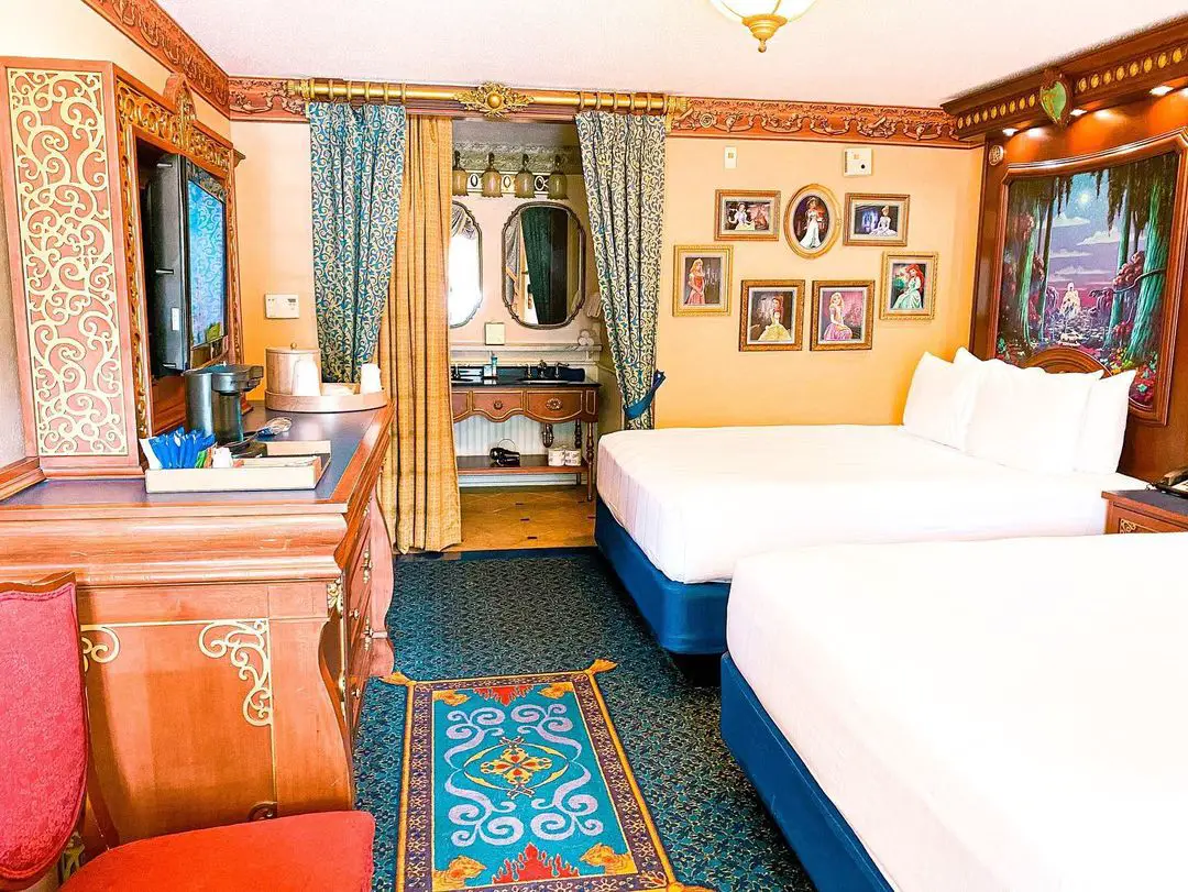 Princess Bedroom at Disney's Port Orleans Resort - Riverside