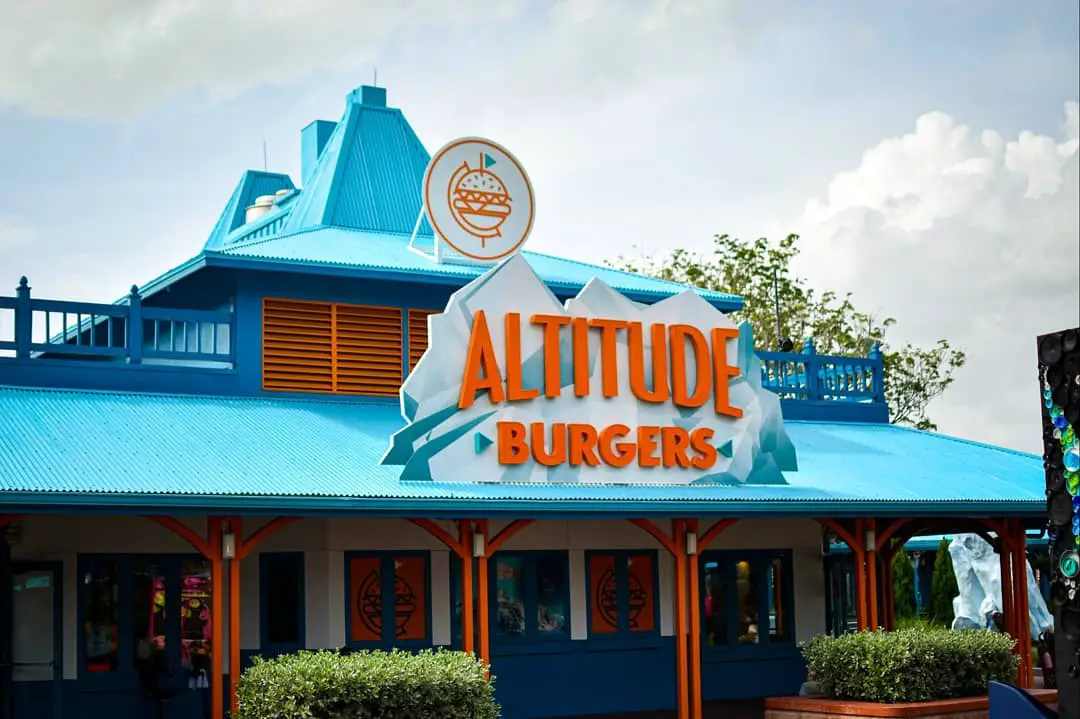 Altitude Burgers no Seaworld Orlando