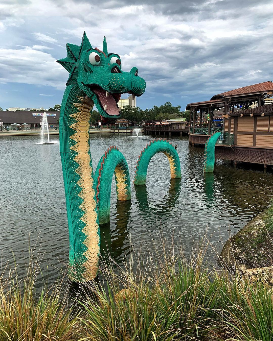 Loja da Lego em Disney Springs - Orlando fora dos Parques