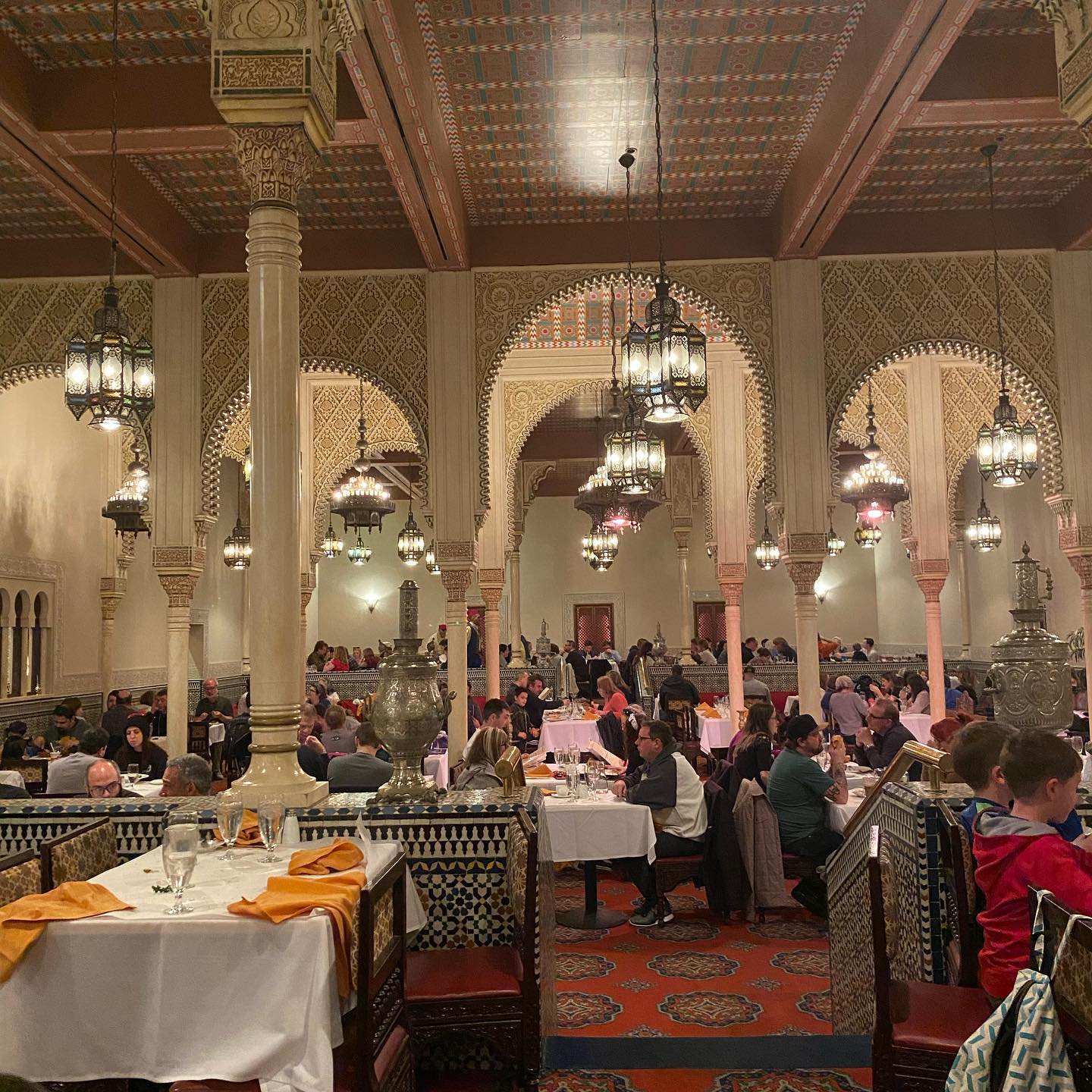 Restaurante Marrakesh no Epcot no Pavilhão do Marrocos