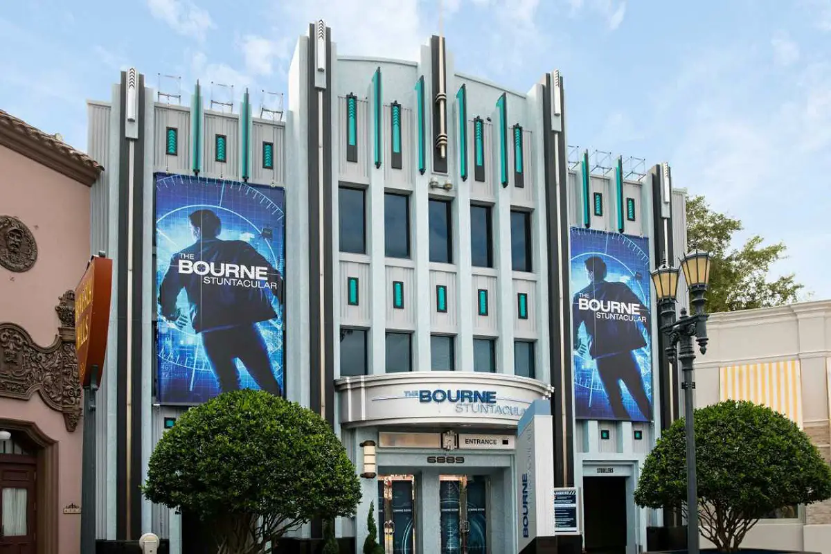 Building where The Bourne Stuntacular works at Universal